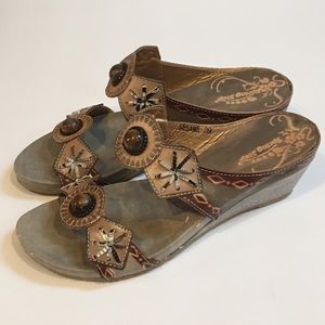 Spring Step Wedge Sandals